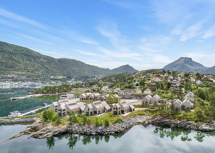 Modern House By The Fjord In Sandane, Nordfjord.