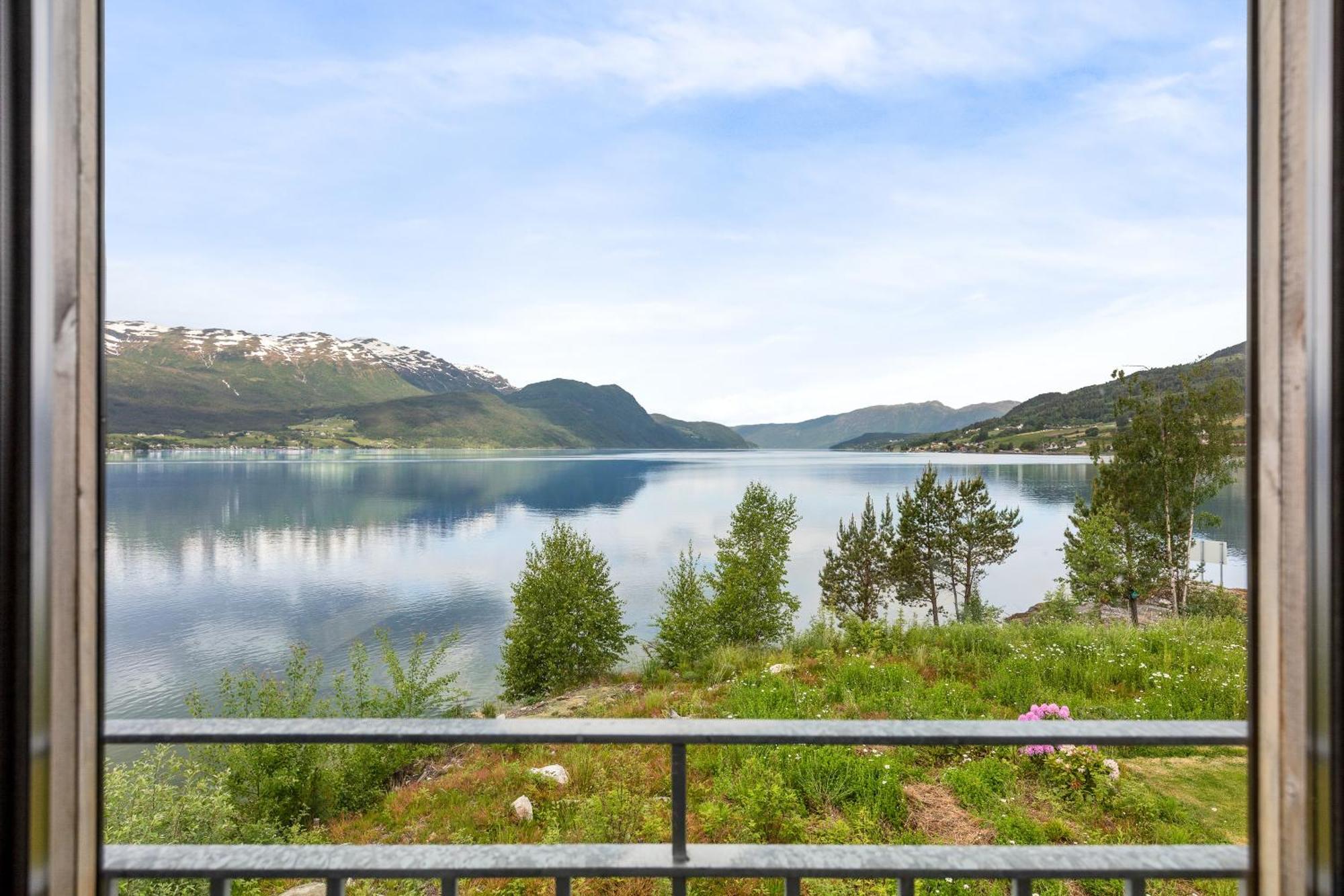Modern House By The Fjord In Sandane, Nordfjord. *