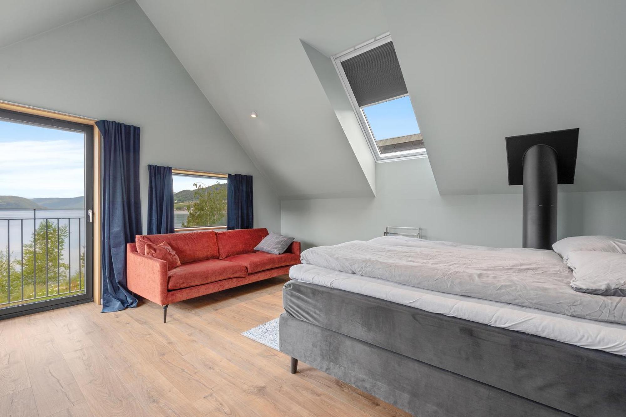 Villa Modern House By The Fjord In Sandane, Nordfjord. *